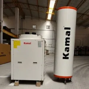 Heat pump plant installation
